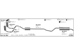 IMASAF 514000078 išmetimo sistema 
 Išmetimo sistema -> Išmetimo sistema, visa
