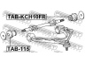 FEBEST TAB-115 valdymo svirties/išilginių svirčių įvorė 
 Ašies montavimas/vairavimo mechanizmas/ratai -> Valdymo svirtis/pasukamosios svirties sujungimas -> Montavimas/sutvirtinimas
48632-26010, 48632-26090