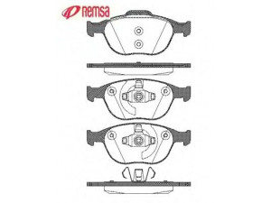 METZGER 0984.00 stabdžių trinkelių rinkinys, diskinis stabdys 
 Techninės priežiūros dalys -> Papildomas remontas
2M5V-2K021-AA, 2M5Z-2001-AB, 4346371