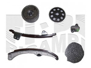 CALIBER KCC127 pavaros grandinės komplektas 
 Variklis -> Variklio uždegimo laiko reguliavimo kontrolė -> Sinchronizavimo grandinė/įtempiklis/kreiptuvas -> Pavaros grandinės komplektas