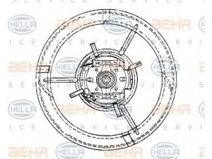 HELLA 8EW 009 157-551 vidaus pūtiklis 
 Šildymas / vėdinimas -> Orpūtė/dalys
000 835 65 02, 901 571 32 32, A 000 835 65 02
