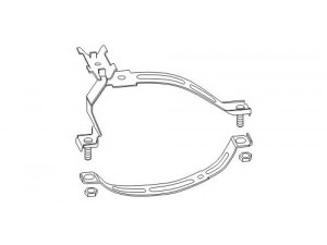 ERNST 497077 laikiklis, išmetimo sistema 
 Išmetimo sistema -> Surinkimo dalys -> Atskiros surinkimo dalys -> Gnybtas
18 21 1 176 711, 18 21 1 177 596