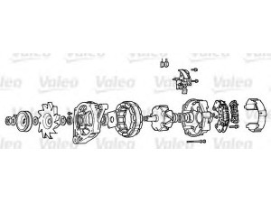 VALEO A11R1 kintamosios srovės generatorius