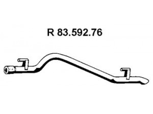 EBERSPÄCHER 83.592.76 išleidimo kolektorius 
 Išmetimo sistema -> Išmetimo vamzdžiai
901 490 15 21, 901 490 18 21