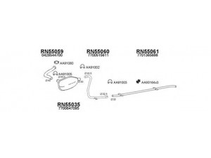 VENEPORTE 550445 išmetimo sistema