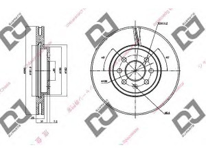 DJ PARTS BD1403 stabdžių diskas 
 Dviratė transporto priemonės -> Stabdžių sistema -> Stabdžių diskai / priedai
569006, 93175376