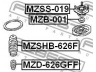 FEBEST MZSHB-626F apsauginis dangtelis/gofruotoji membrana, amortizatorius
GE4T-34-015