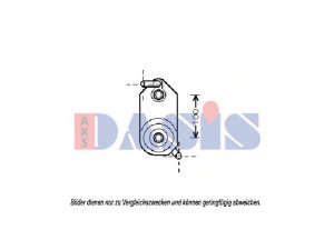 AKS DASIS 046009N alyvos aušintuvas, automatinė transmisija 
 Transmisija -> Automatinė pavarų dėžė -> Radiatorius
096409061, 096409061E
