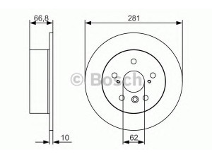 BOSCH 0 986 479 R06 stabdžių diskas 
 Dviratė transporto priemonės -> Stabdžių sistema -> Stabdžių diskai / priedai
42431 06110, 42431 06170, 42431 33130