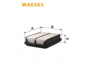 WIX FILTERS WA6363 oro filtras 
 Filtrai -> Oro filtras
13780-60GU0, 13780-60GU0-000, 1378060G00