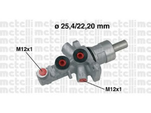 METELLI 05-0566 pagrindinis cilindras, stabdžiai 
 Stabdžių sistema -> Pagrindinis stabdžių cilindras
34 31 6 757 743