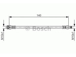 BOSCH 1 987 481 706 stabdžių žarnelė 
 Stabdžių sistema -> Stabdžių žarnelės
13251589, 13267285, 5 62 458, 13251589