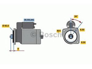 BOSCH 0 001 121 032 starteris 
 Elektros įranga -> Starterio sistema -> Starteris
001 911 023 B, 001 911 023 B, 001 911 023 B