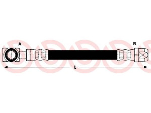 BREMBO T 06 027 stabdžių žarnelė 
 Stabdžių sistema -> Stabdžių žarnelės
83624805653, 1987476991, 172559B