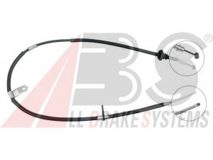 A.B.S. K10898 trosas, stovėjimo stabdys 
 Stabdžių sistema -> Valdymo svirtys/trosai
59770-22100, 59770-22110, 59770-25000
