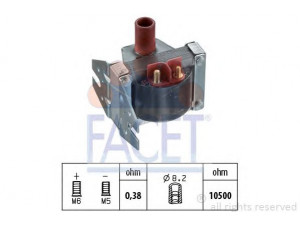 FACET 9.6078 ritė, uždegimas 
 Kibirkšties / kaitinamasis uždegimas -> Uždegimo ritė
A 000 158 45 03, A 000 158 48 03