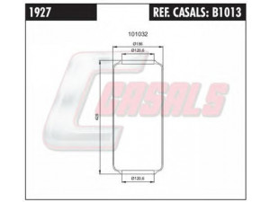 CASALS B1013 dėklas, pneumatinė pakaba
3116354, AAU2542, 3116354, 61189612