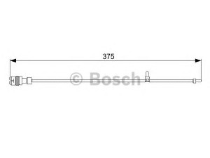 BOSCH 1 987 473 035 įspėjimo kontaktas, stabdžių trinkelių susidėvėjimas 
 Stabdžių sistema -> Susidėvėjimo indikatorius, stabdžių trinkelės
997 612 758 00