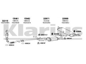 KLARIUS 931203E išmetimo sistema