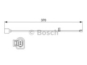 BOSCH 1 987 473 534 įspėjimo kontaktas, stabdžių trinkelių susidėvėjimas
8J0615437