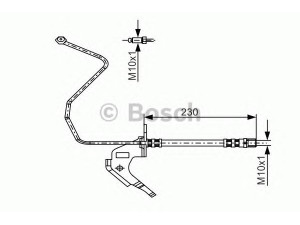 BOSCH 1 987 481 162 stabdžių žarnelė 
 Stabdžių sistema -> Stabdžių žarnelės
13116134, 13334948, 5 62 179, 13116134