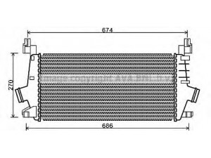 AVA QUALITY COOLING OL4548 tarpinis suslėgto oro aušintuvas, kompresorius 
 Variklis -> Oro tiekimas -> Įkrovos agregatas (turbo/superįkrova) -> Tarpinis suslėgto oro aušintuvas
1302144, 13267646