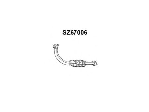 VENEPORTE SZ67006 priekinis duslintuvas 
 Išmetimo sistema -> Duslintuvas
1415060A00, 1415061A01