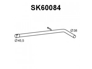 VENEPORTE SK60084 išleidimo kolektorius 
 Išmetimo sistema -> Išmetimo vamzdžiai
6Q7253201