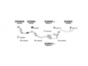 VENEPORTE 400433 išmetimo sistema 
 Išmetimo sistema -> Išmetimo sistema, visa