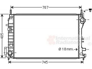 VAN WEZEL 47002077 radiatorius, variklio aušinimas 
 Aušinimo sistema -> Radiatorius/alyvos aušintuvas -> Radiatorius/dalys
12805055