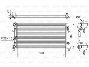 VALEO 701522 radiatorius, variklio aušinimas 
 Aušinimo sistema -> Radiatorius/alyvos aušintuvas -> Radiatorius/dalys
6R0121253A, 6R0121253L, 6R0121253A