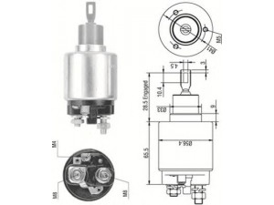 MAGNETI MARELLI 940113050274 solenoidinis jungiklis, starteris
