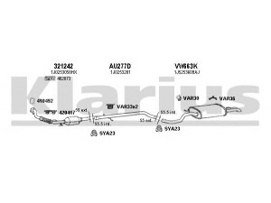 KLARIUS 780104U išmetimo sistema 
 Išmetimo sistema -> Išmetimo sistema, visa