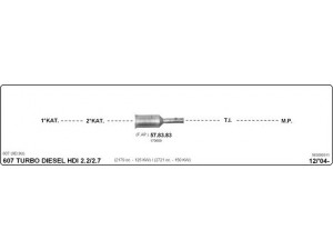 IMASAF 563000311 išmetimo sistema 
 Išmetimo sistema -> Išmetimo sistema, visa