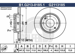 GALFER B1.G213-0185.1 stabdžių diskas 
 Dviratė transporto priemonės -> Stabdžių sistema -> Stabdžių diskai / priedai
4246 R9, 4246 R8, 4249 A5