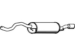FENNO P1248 galinis duslintuvas 
 Išmetimo sistema -> Duslintuvas
8N0253609E, 8N0253609N, 8N0253609S