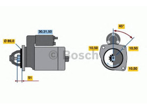 BOSCH 0 986 010 980 starteris 
 Elektros įranga -> Starterio sistema -> Starteris
1676822, 466772, 5001784, 5003009