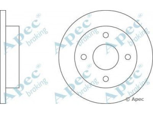 APEC braking DSK219 stabdžių diskas 
 Dviratė transporto priemonės -> Stabdžių sistema -> Stabdžių diskai / priedai
4020601B00, 4020601B01
