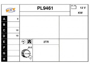 SNRA PL9461 starteris