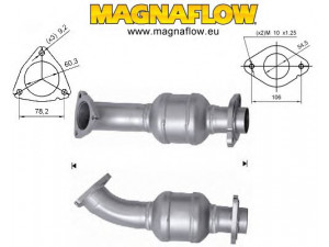 MAGNAFLOW 67601D katalizatoriaus keitiklis 
 Išmetimo sistema -> Katalizatoriaus keitiklis
1419068DB0