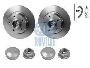 RUVILLE 5518BD stabdžių diskas 
 Ašies montavimas/vairavimo mechanizmas/ratai -> Rato stebulė/montavimas -> Rato guolis