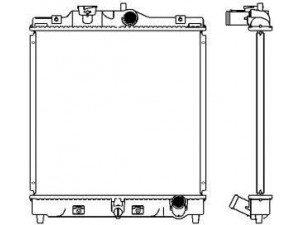 SAKURA  Automotive 2211-1003 radiatorius, variklio aušinimas