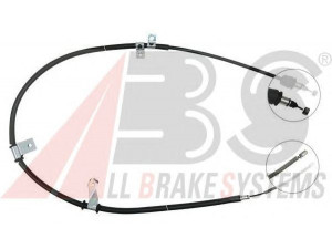 A.B.S. K19047 trosas, stovėjimo stabdys 
 Stabdžių sistema -> Valdymo svirtys/trosai
59760-17010