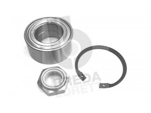 BREDA  LORETT KRT2265 rato guolio komplektas 
 Ašies montavimas/vairavimo mechanizmas/ratai -> Rato stebulė/montavimas -> Rato guolis
5 027 448, 5027447, 5027448, 5182817/6