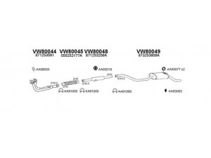 VENEPORTE 800165 išmetimo sistema 
 Išmetimo sistema -> Išmetimo sistema, visa