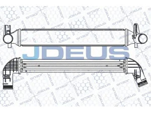 JDEUS 825M30A tarpinis suslėgto oro aušintuvas, kompresorius 
 Variklis -> Oro tiekimas -> Įkrovos agregatas (turbo/superįkrova) -> Tarpinis suslėgto oro aušintuvas
6R0145805C, 6R0145805F