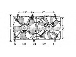 AVA QUALITY COOLING MT7524 ventiliatorius, radiatoriaus 
 Aušinimo sistema -> Oro aušinimas