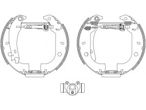 HELLA PAGID 8DB 355 004-071 stabdžių trinkelių komplektas 
 Techninės priežiūros dalys -> Papildomas remontas
60810038, 5888453, 77362298