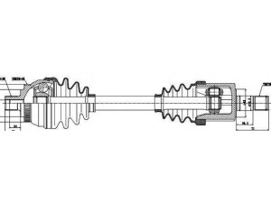 GSP 299120 kardaninis velenas 
 Ratų pavara -> Kardaninis velenas
7M3407272B, 7M3407272C, 7M3407452V