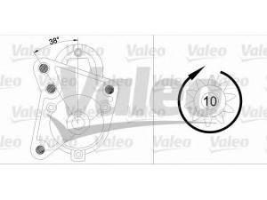 VALEO 436060 starteris 
 Elektros įranga -> Starterio sistema -> Starteris
M2T48381, 7700796488, 7700853827